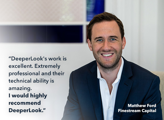 Matthew ford of finestream capital's 5-star review of deeperlook